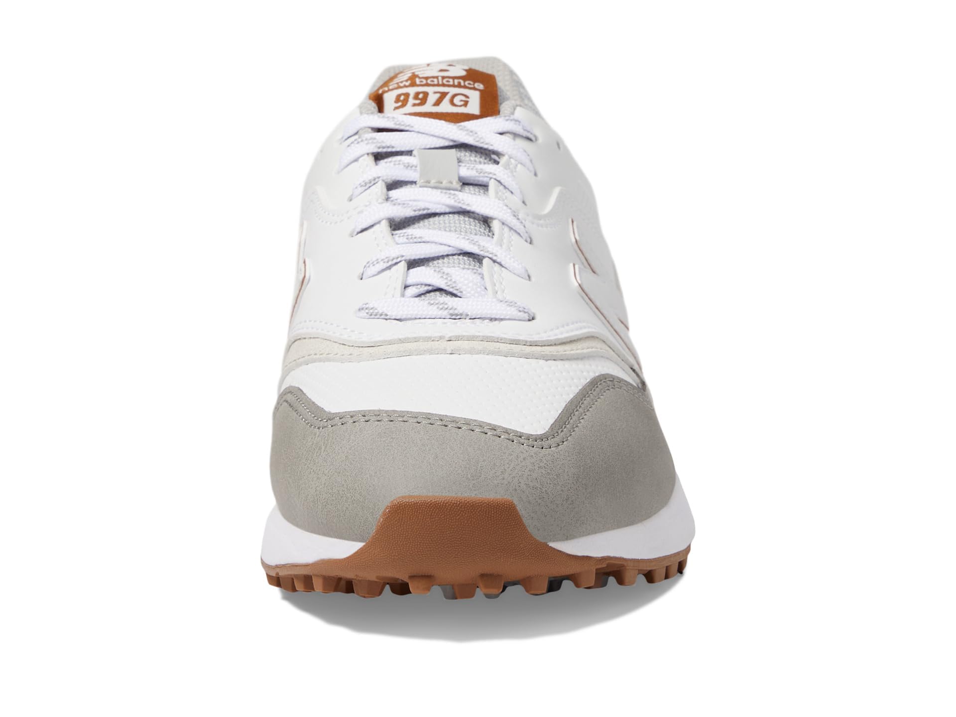 New Balance Zapato de Golf 997 SL Hombre, Blanco/Gris, 44 EU