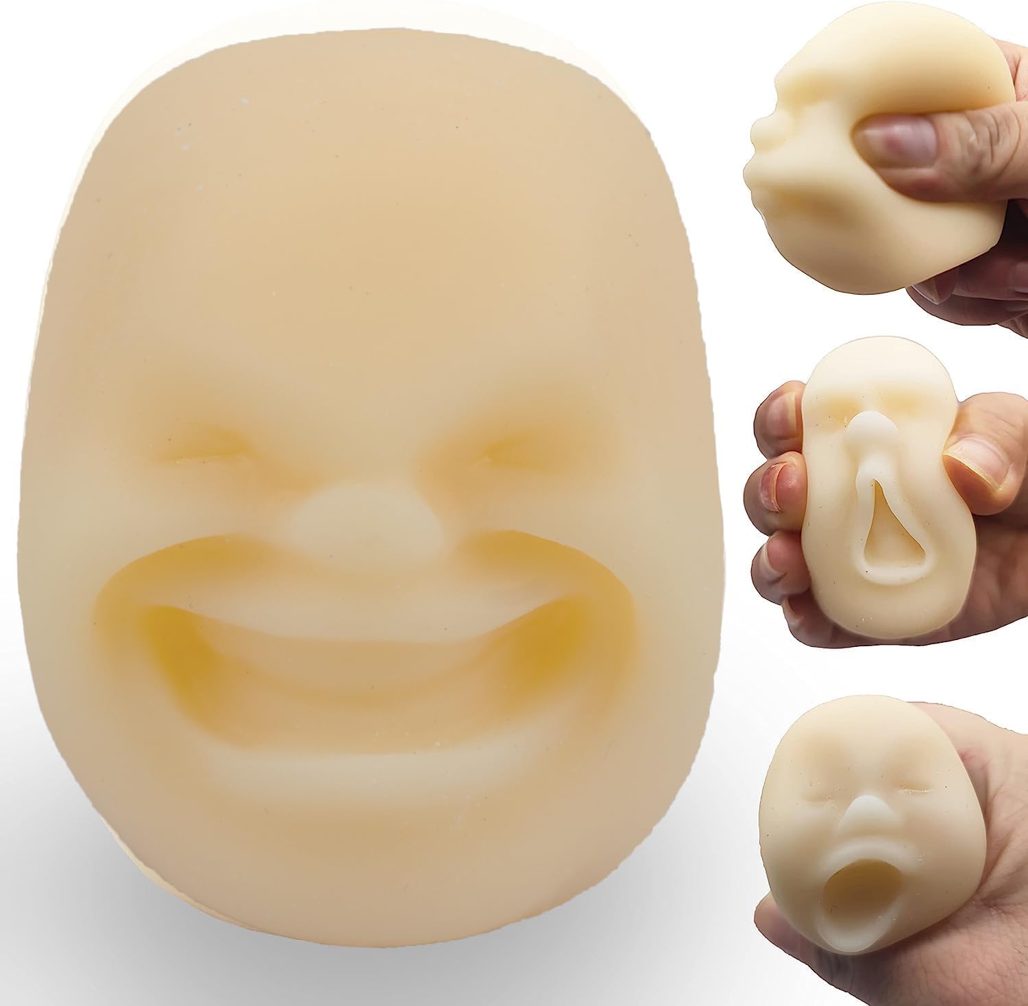 Funny Human Face Emotion Balls,Fidget Toys Stress Relief Squeeze Ball Stress Toys for Kids and Adults,Sensory Toys for Autism