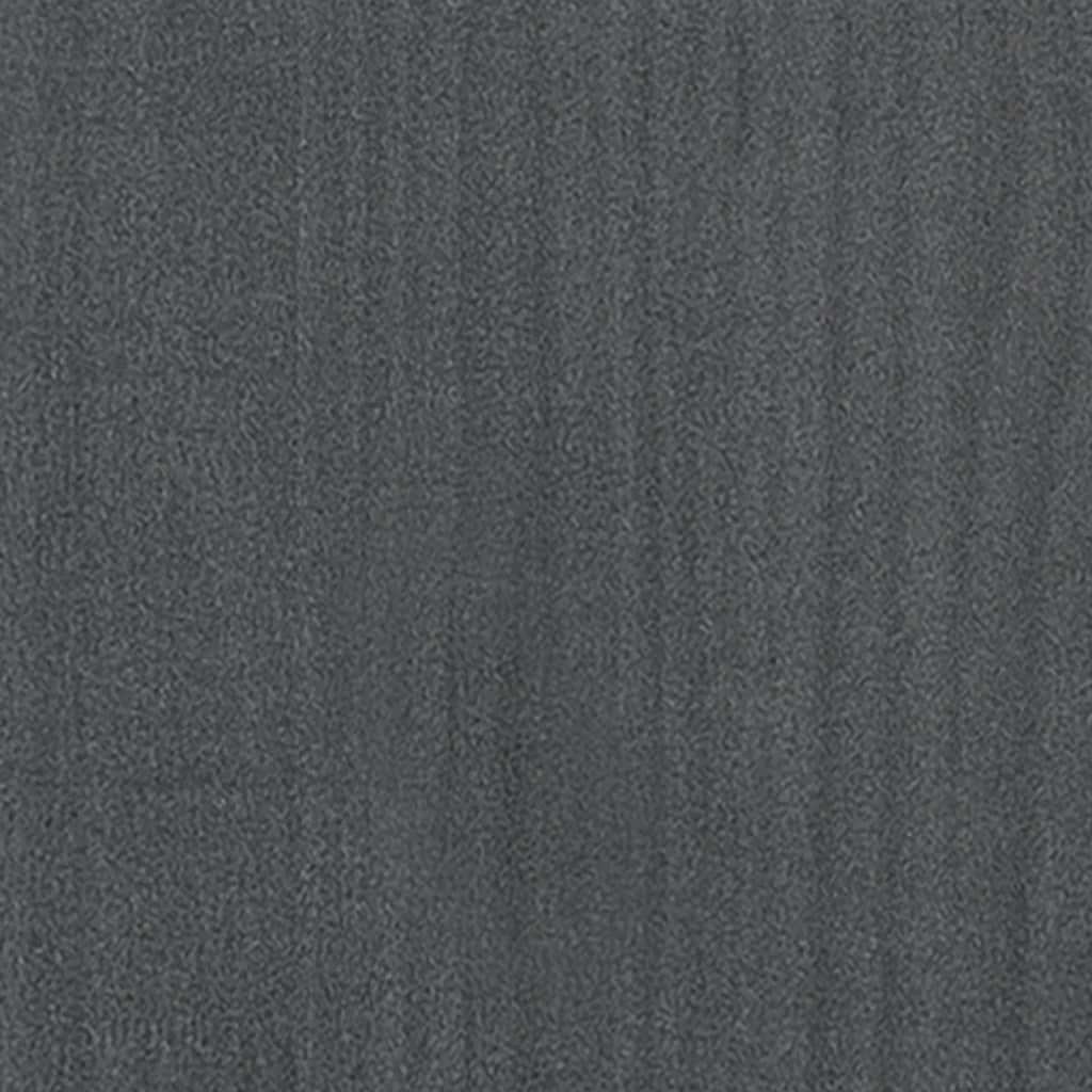 Générique Regał z litego drewna sosnowego szary 80x35x167 cm, regał do przechowywania z dużą przestrzenią na książki, czasopisma, DVD i przedmioty dekoracyjne, służy również jako ścianka działowa