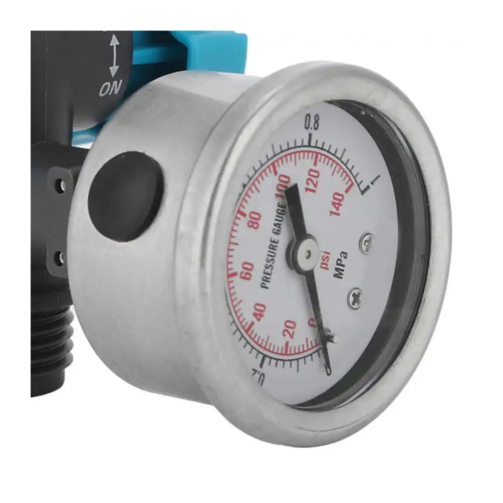Válvula Reguladora de presión de agua ajustable, reductor de presión con manómetro, válvula reductora de presión for invernadero y jardín | Water Pressure Regulator