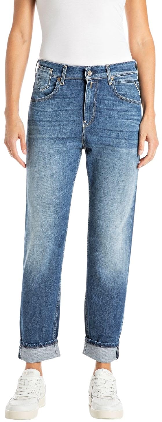 Replay Women's Wa416 Jeans, 009 Medium Blue, 27W x 30L
