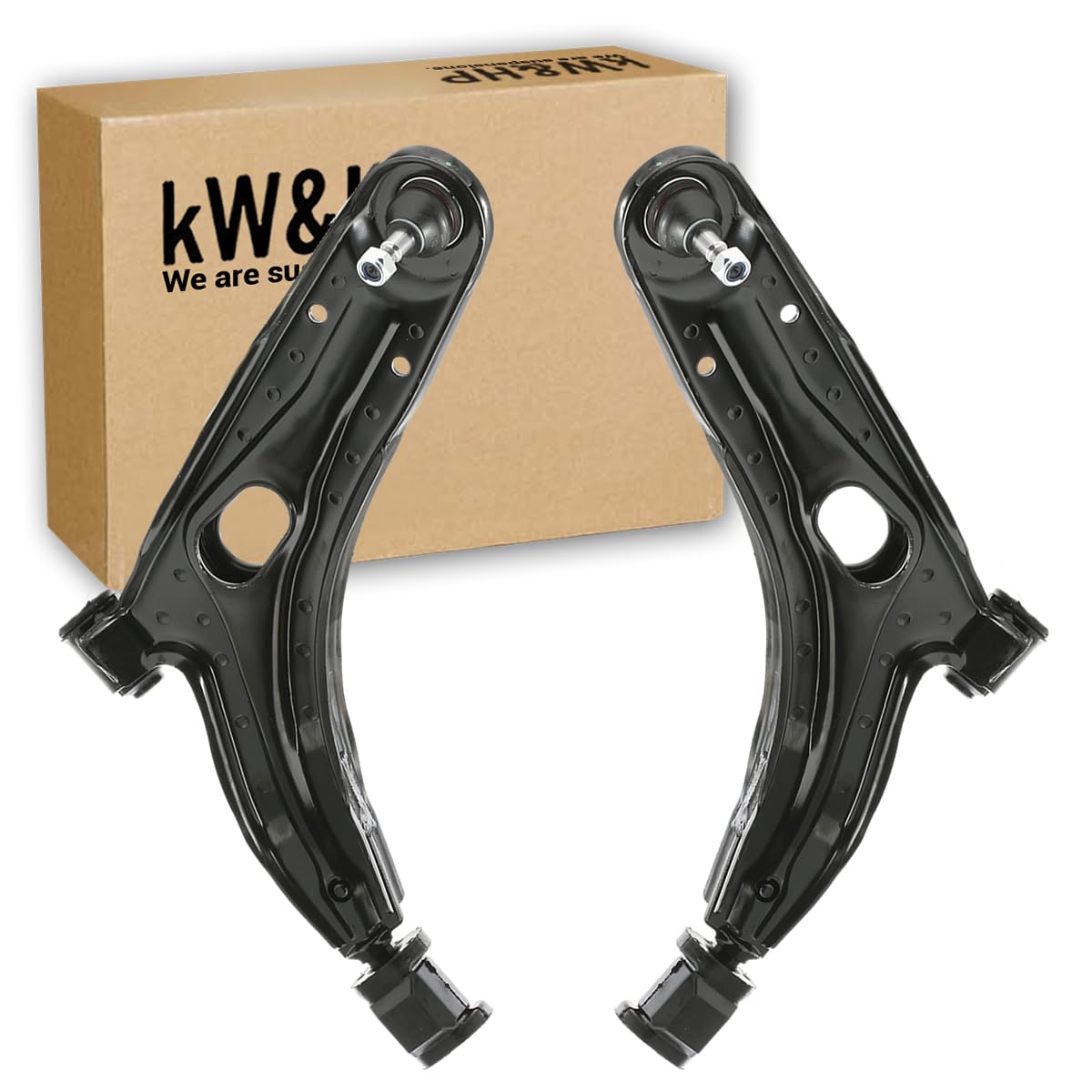 kW&HP COPPIA BRACCI OSCILLANTI TRAPEZI ANTERIORI DESTRO E SINISTRO UNO 146_, 146A-E (KW0014)