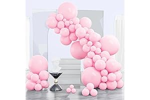 PartyWoo Pastel BalOONS - 140PCS Pink Balloons for Enchanting Festivities