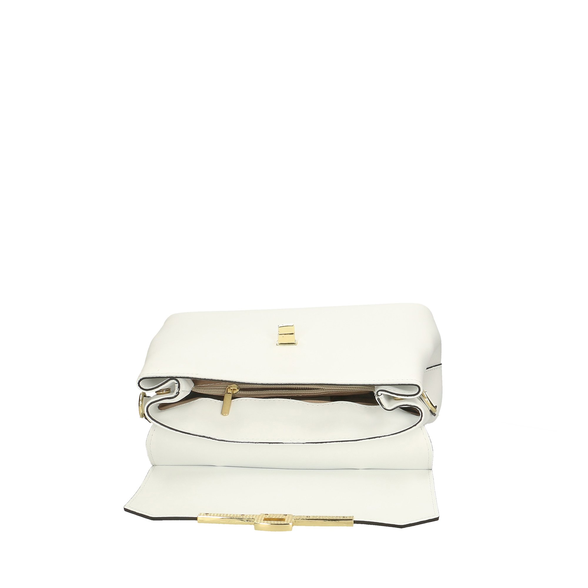 Chicca Borse Borsa a Mano Donna in Pelle Made in Italy 27x23x12 Cm
