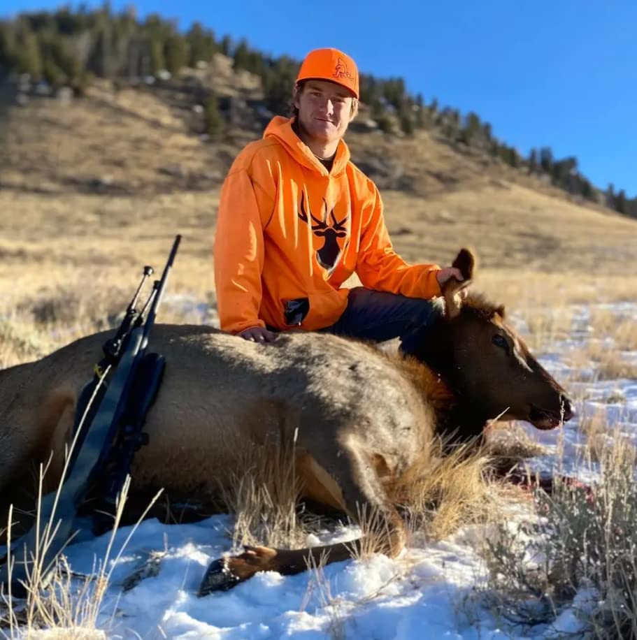 King's Men's Blaze Orange Poly Hoodie4