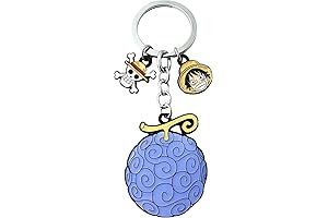 Exquisite One Piece Devil Fruit Metal Keychain for Women: A Treasure from the Grand Line