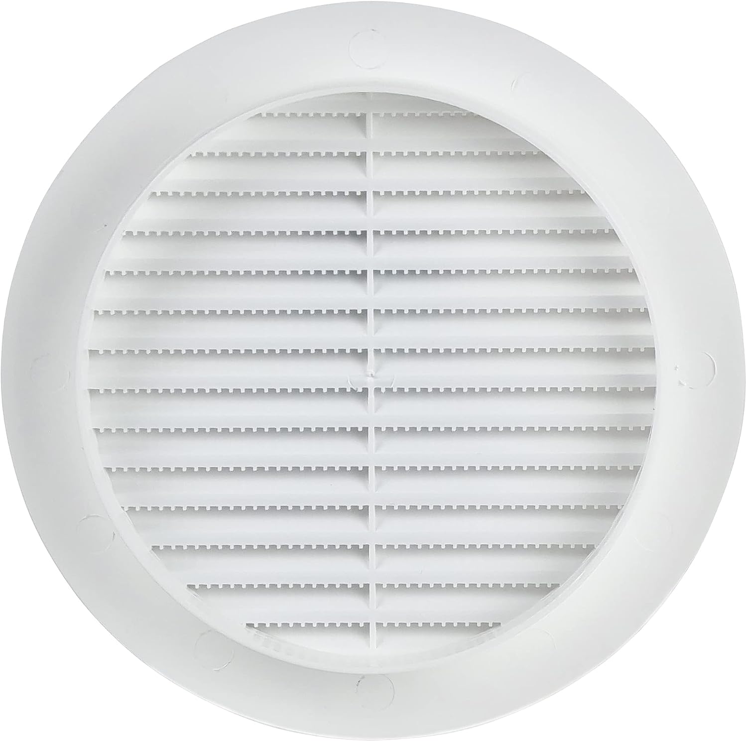 Steinberg14 White 150mm Air Vent Cover with Insect Mesh, 6 inch Round Air Vent Covers for Walls and Ceilings - Image 5
