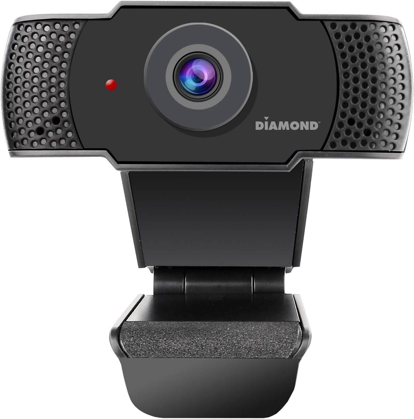 Webcam with Microphone, USB Full HD 1080P Webcam for Desktop & Laptop, Live Streaming HD Video & Audio,Wide View Angle. Plug&Play., Black