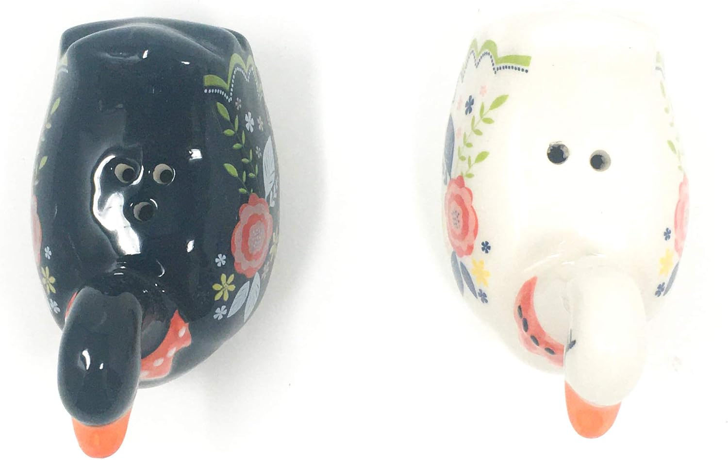 Get Discount Offer Boston Warehouse Salt & Pepper Shakers Folk Swans Hand Painted Ceramic, 2-Piece Set