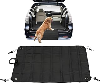 Trunk Protector Cover, Folding Adjustable Mat with Non Slip Backing and Waterproof Layer, Pet Cargo Liner with Scratch Resistant Exterior, for Home Car Travel Outdoor Van Storage Utility Use
