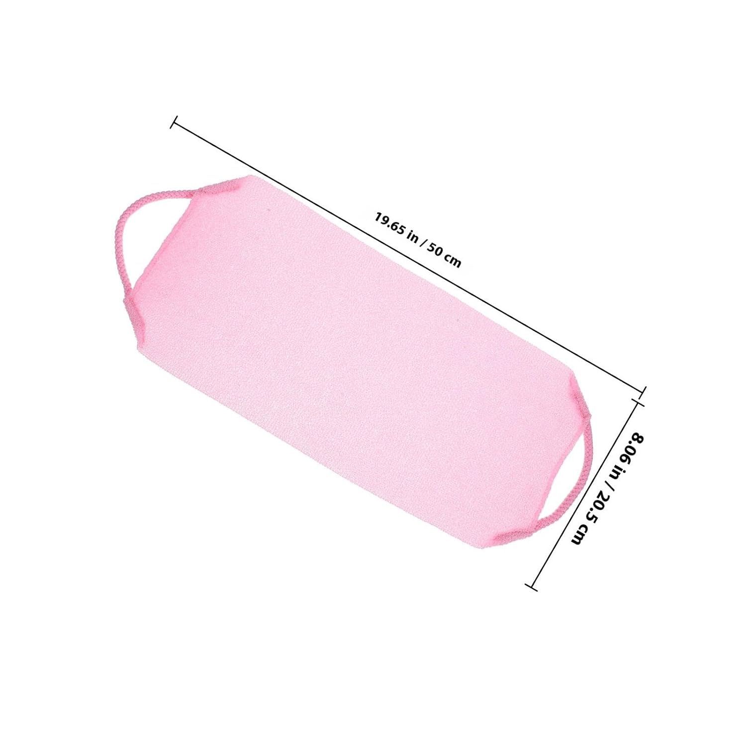 BESPORTBLE 2pcs Exfoliating Bath Back Scrubber for Shower with Deep Exfoliation, Made of Sturdy Polyester and Pe, Improves Skin Texture, for Daily Bathing and Body Care
