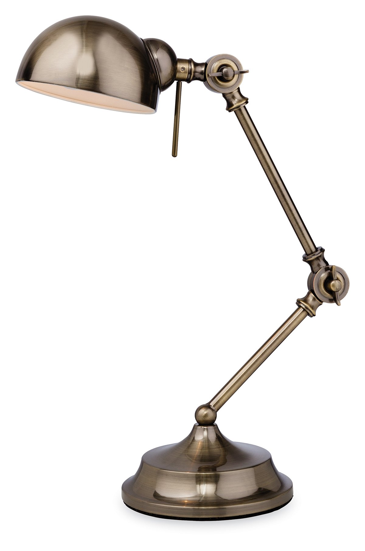 B&Q -  Luminosa Beau 1 Light Table Lamp Antique BrassE14