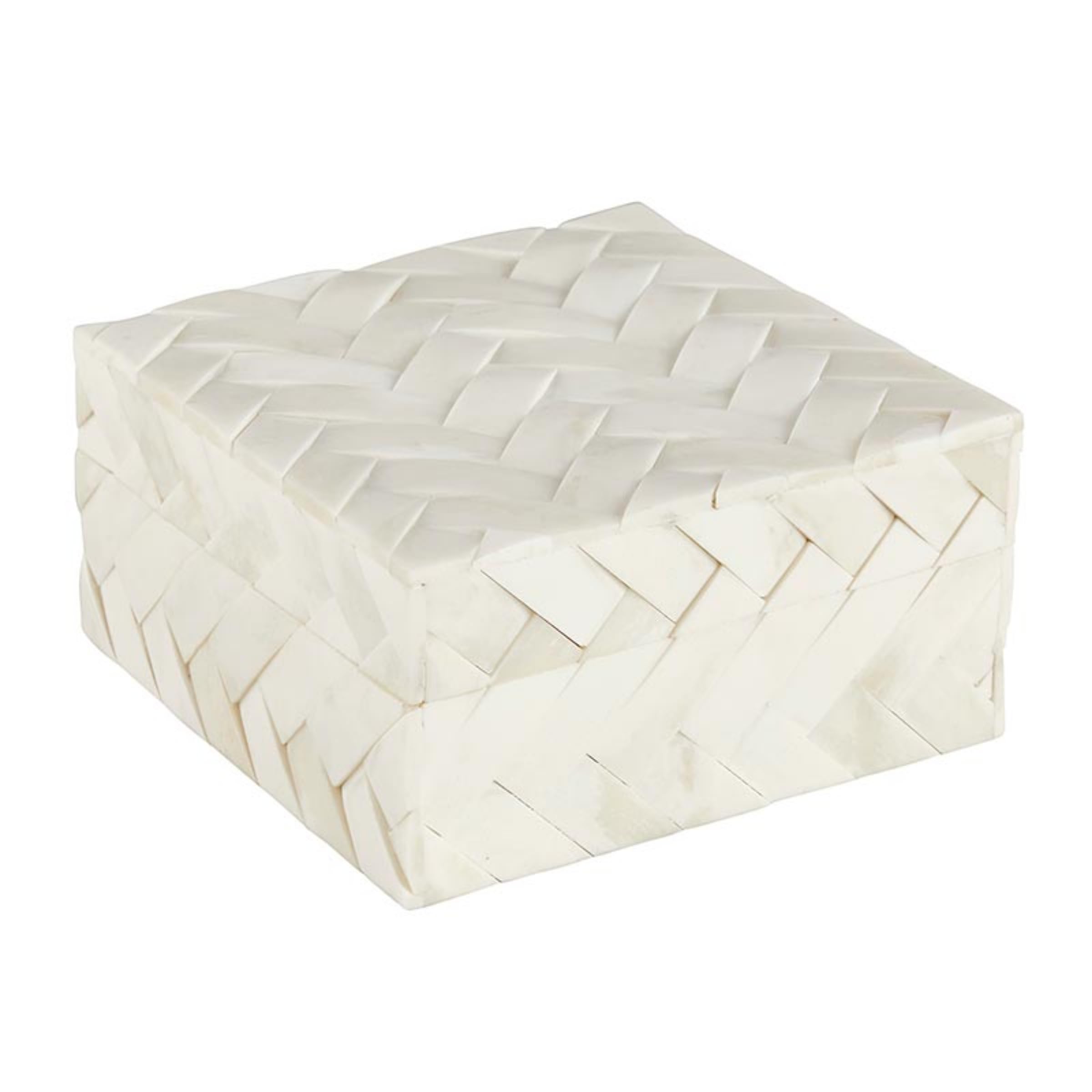 Amazon.com: 47th & Main Keepsake Boxes Textured Herringbone