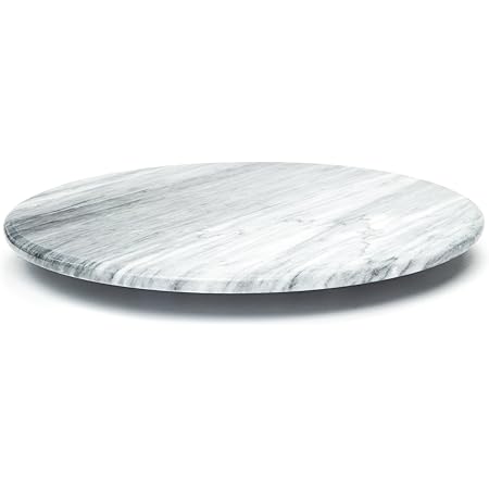 Fox Run 3840 Marble Lazy Susan, White