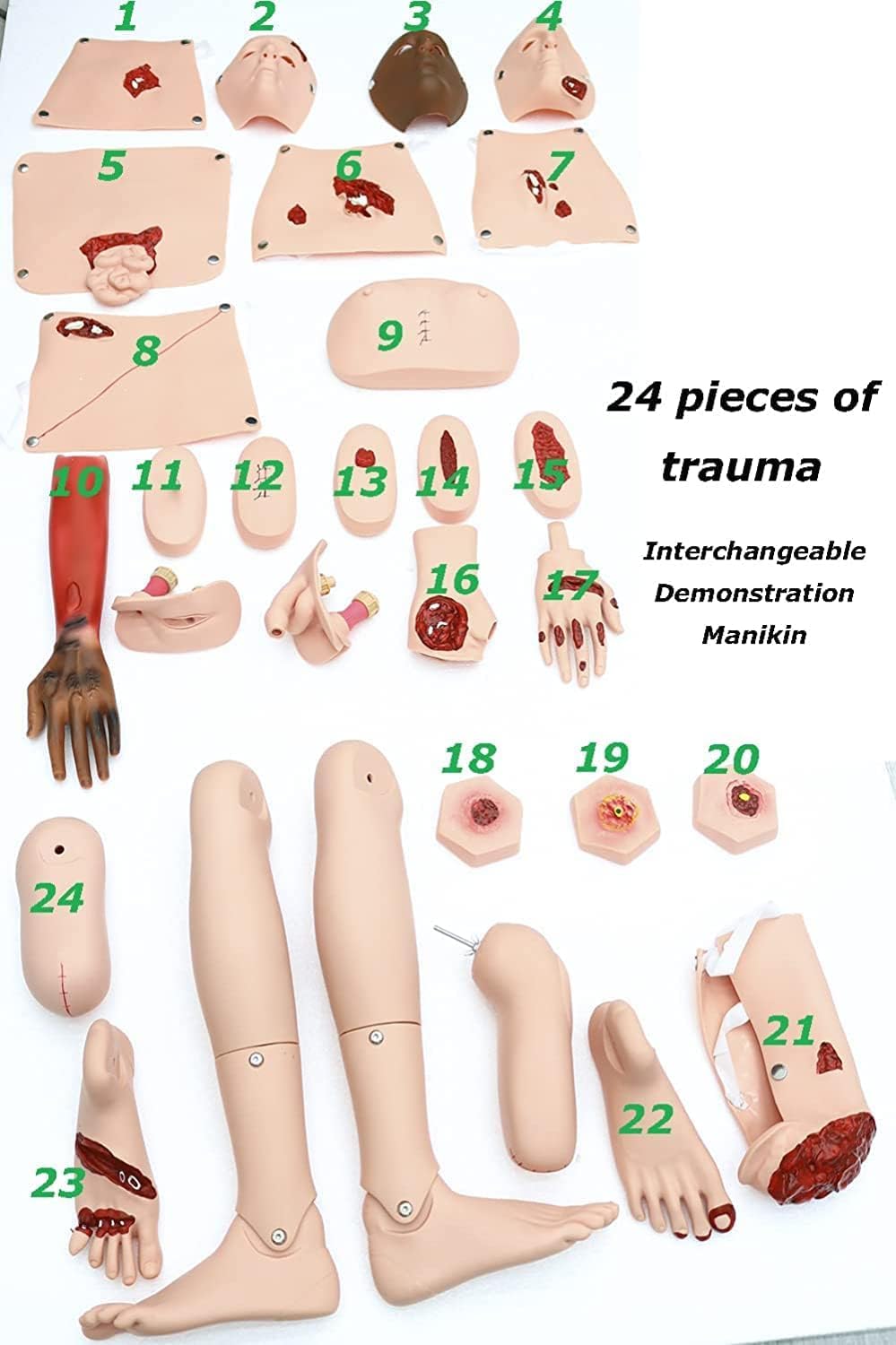 Fortgeschrittener anatomischer Krankenpflege-Trainingssimulator mit vollem Funktionsumfang, Modell eines Alten Mannes, Trauma-Erste-Hilfe-Notfallbohrer, medizinischer Dummy