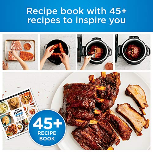 Ninja Op302 Foodi 9-In-1 Pressure, Broil, Dehydrate, Slow Cooker, Air Fryer, And More, With 6.5 Quart Capacity And 45 Recipe Book, And A High Gloss Finish #TOP6