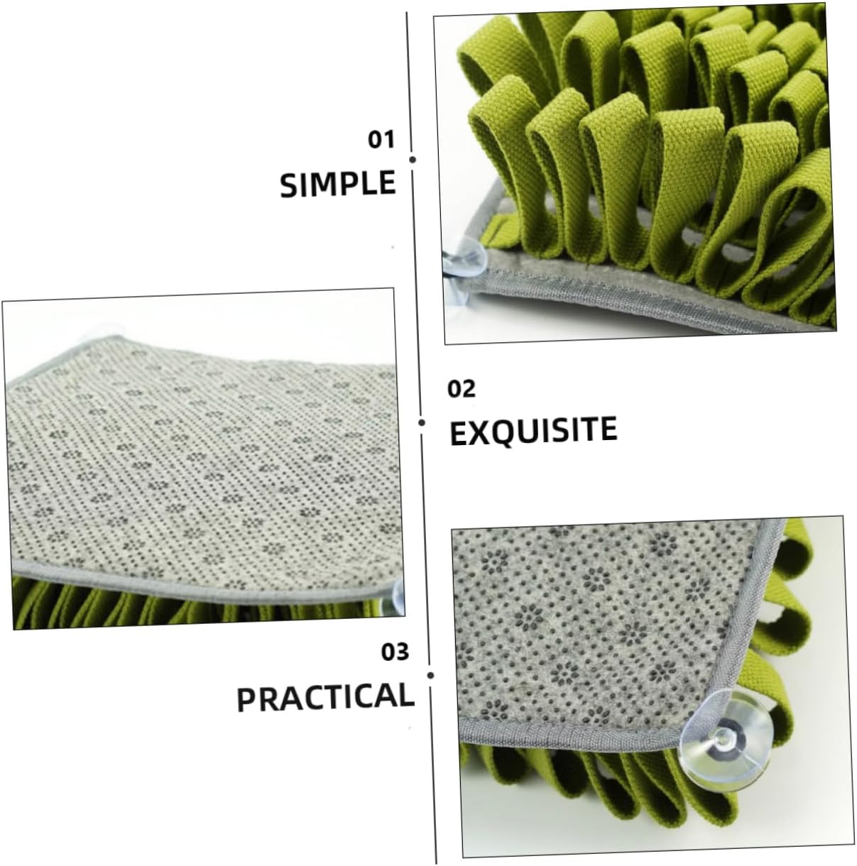 Totority Dog Sniffing Pad Pet Puzzle Mat Slow Eating Toy Mat Pet Foraging Cushion Safe Materials for Dogs