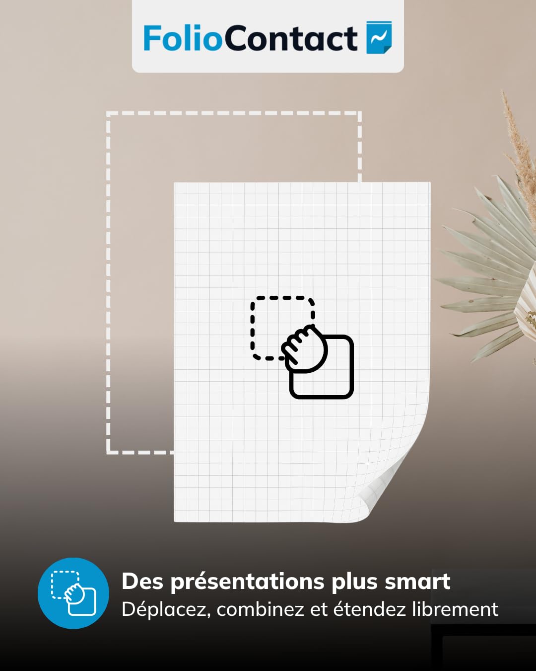 Tableau électrostatique/Film électrostatique breveté Fixation sans outil sur presque toutes les surfaces