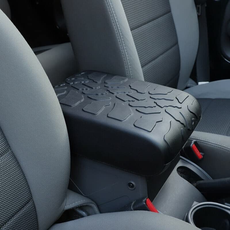 Części samochodowe Pokrywka konsoli samochodowej gumowa osłona podłokietnika dla Jeep Wranglera JK 2007 2008 2008 2010 Akcesoria wewnętrzne Akcesoria