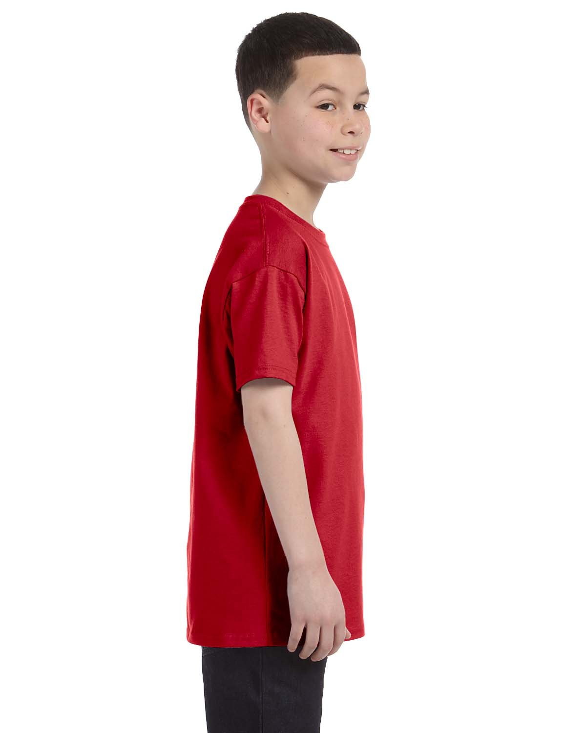 T-shirt in cotone TAGLESS da bambino autentica_Torna Red_XL