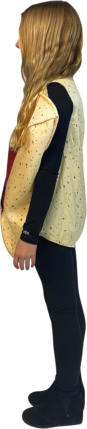 Rasta Imposta Hamantaschen Cookie Purim Costume, Cherry Red, Adult One Size