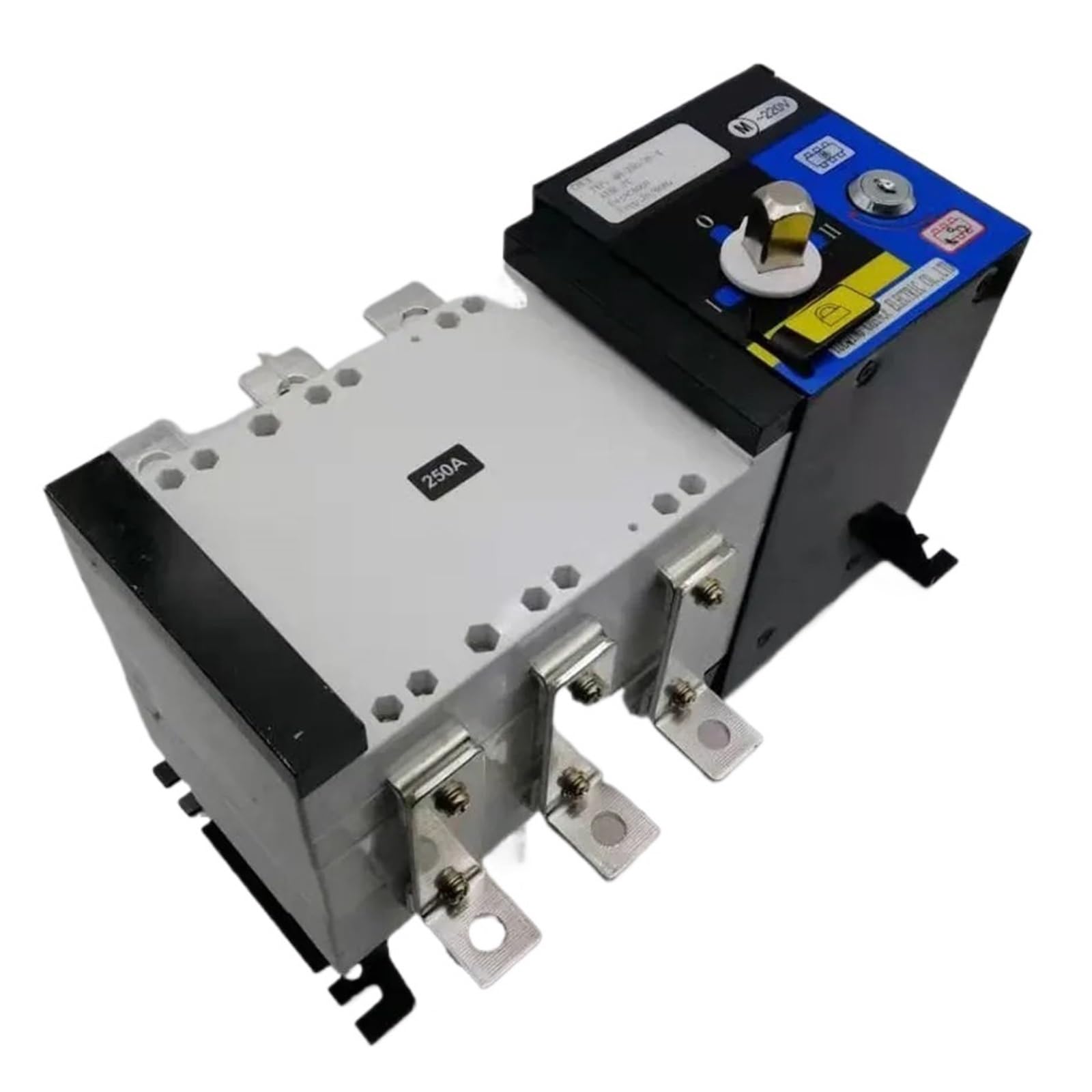 Interruptor ATS trifásico 250A con conmutador automático doble potencia grado PC 220V-440V 4