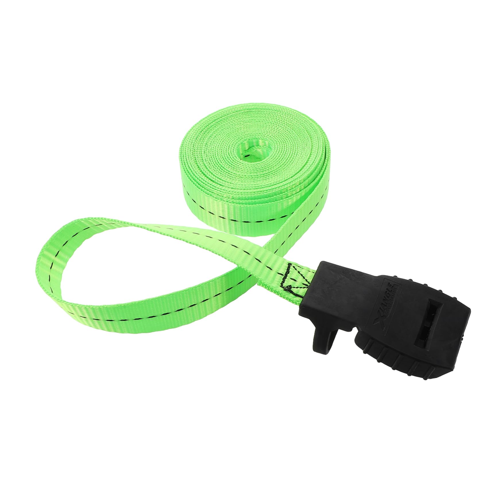 Mikinona Fluorescent Green Lashing Straps Durable Tie Down Straps with Ratchet for Secure Cargo Transport Cinch for Kayaks Trailers Motorcycles and Roof Racks