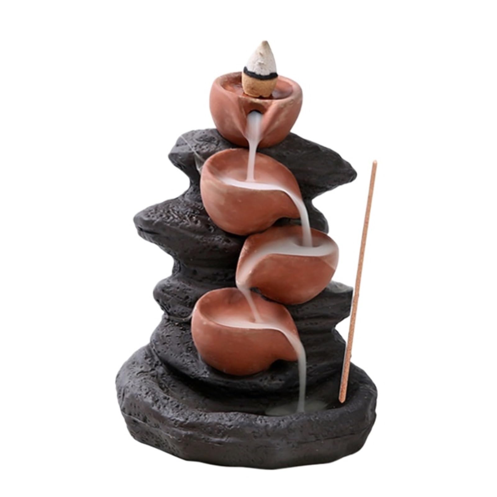 Incense Burner Backflow Aromatherapy Burner Sandalwood Agarwood Incense Stick Creative Ornaments Home Decor