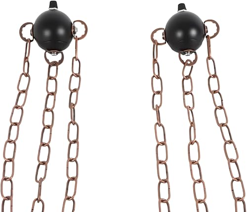 Miniatura 8 de Farol colgante de madera de 10 luces, lámpara colgante retro rústica de granja, lámpara de suspensión industrial para mesa de comedor, cocina