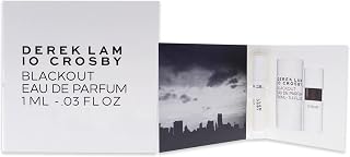 Derek Lam 10 Crosby, Blackout, Eau De Parfum, Warm Spicy and Floral scent, Spray Perfume for Women, 0.03 Oz, 1 ml.