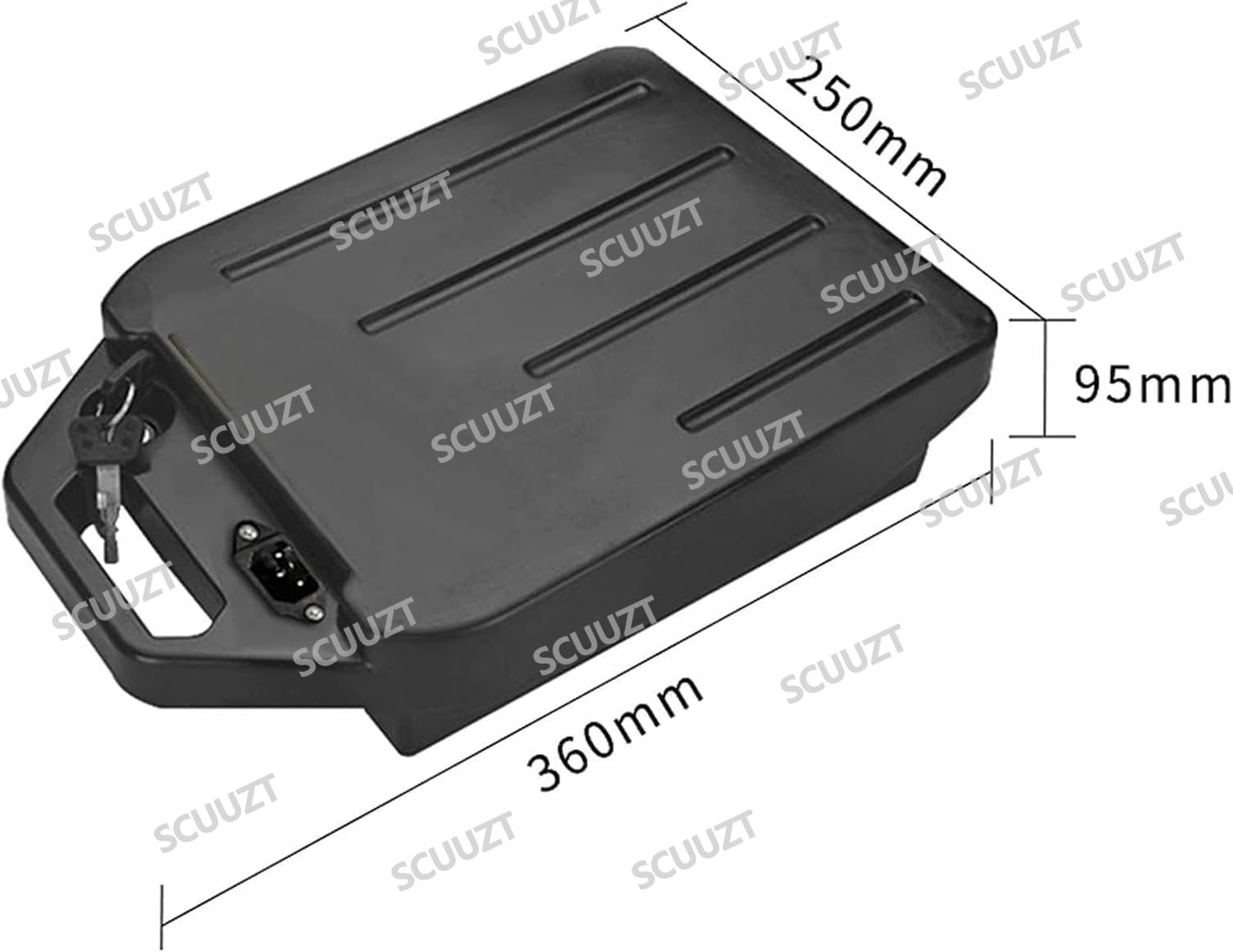 60V 20Ah 30Ah Ebike Akku, 60V 20Ah 30Ah Ebike Battery Elektrofahrrad mit Ladegerät, eingebauter BMS wasserdichter PVC-Akku für 200W 500W 750W 1000W 1500w 2000w Motor