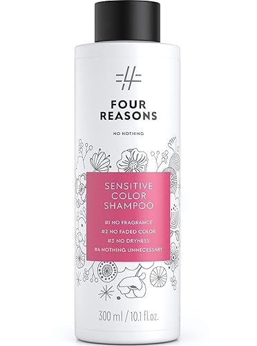 No nothing Champú sensible para cabello tratado con color, sin fragancia, hipoalergénico, vegano, sin parabenos, champú sin perfume para cuero