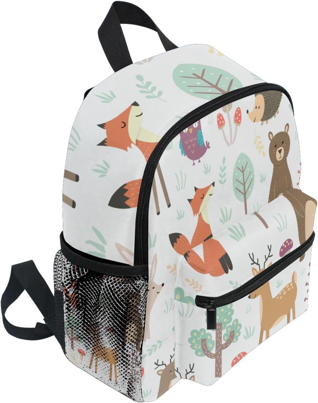 OREZI Cute Kids Back Pack Fox And Bear Todder Backpack Lightweight Preschool Kindergarten Book Bag Practical and Durable Daycare Bag for Travel,Toys
