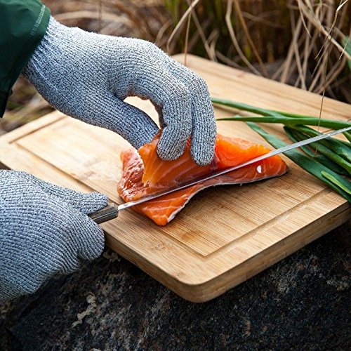 Cut Resistant Gloves / Cut Gloves - Cutting Gloves For Pumpkin Carving, Wood Carving, Meat Cutting And Oyster Shucking - Cut Proof Gloves With Level 5 Protection (Small, Medium, Large, Extra Large) #TOP4
