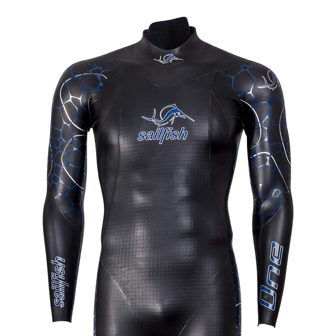 sailfish® Neoprenanzug Herren | Men's One 8 Triathlon Anzug für Athleten | Auftriebsstarker Wettkampfanzug für Schwimmen & Triathlon | Ideale Wasserlage & maximale Effizienz | schwarz