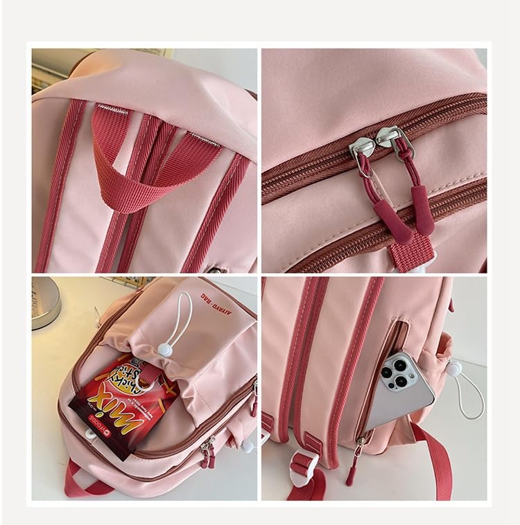 Mochila para estudiantes de secundaria con compartimentos y espalda acolchada 5