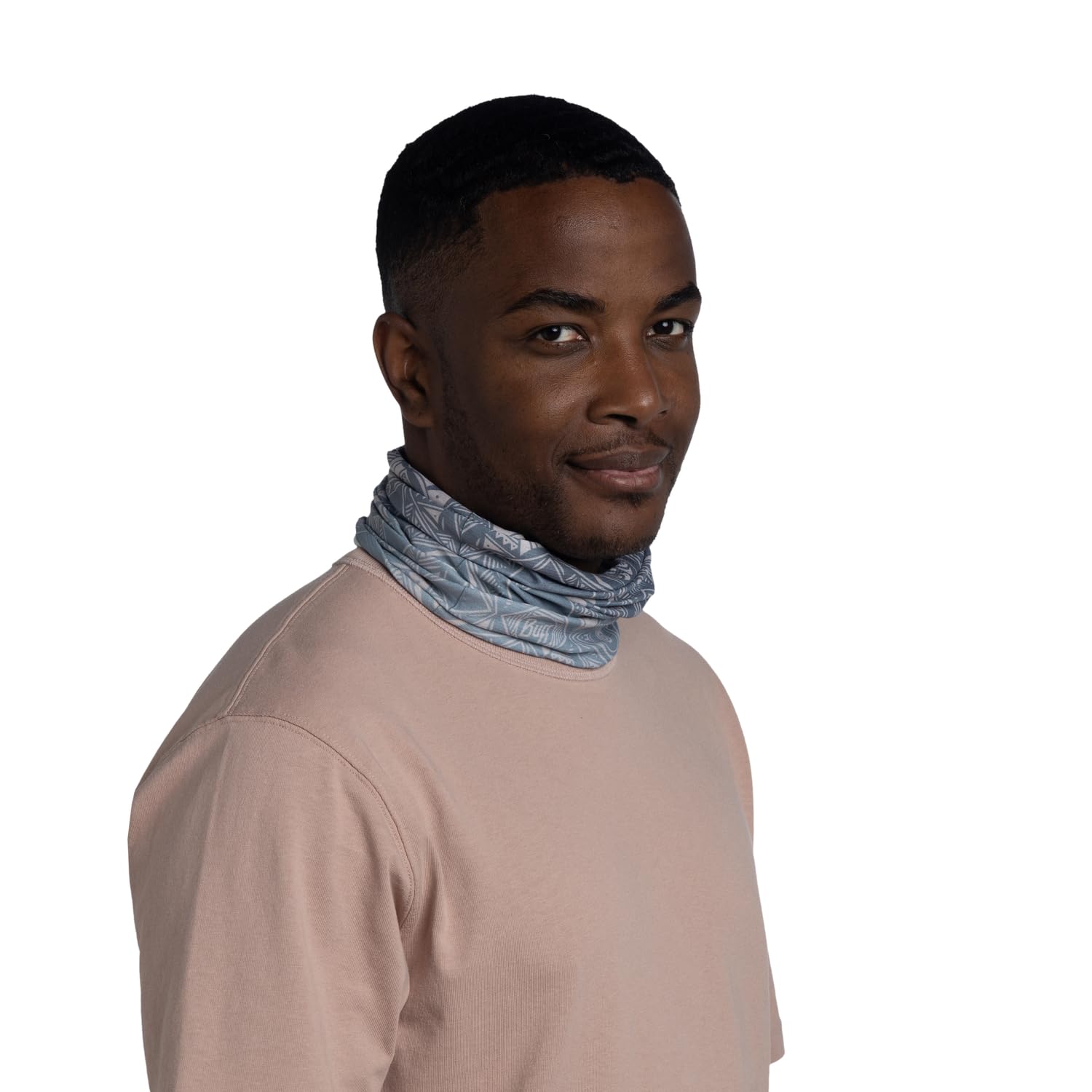 Buff- Neckwear CoolNet UV Flexible, UPF50 Protection, Lightweight, Stretch, Recycled Material, Sport, Summer, One size, Black