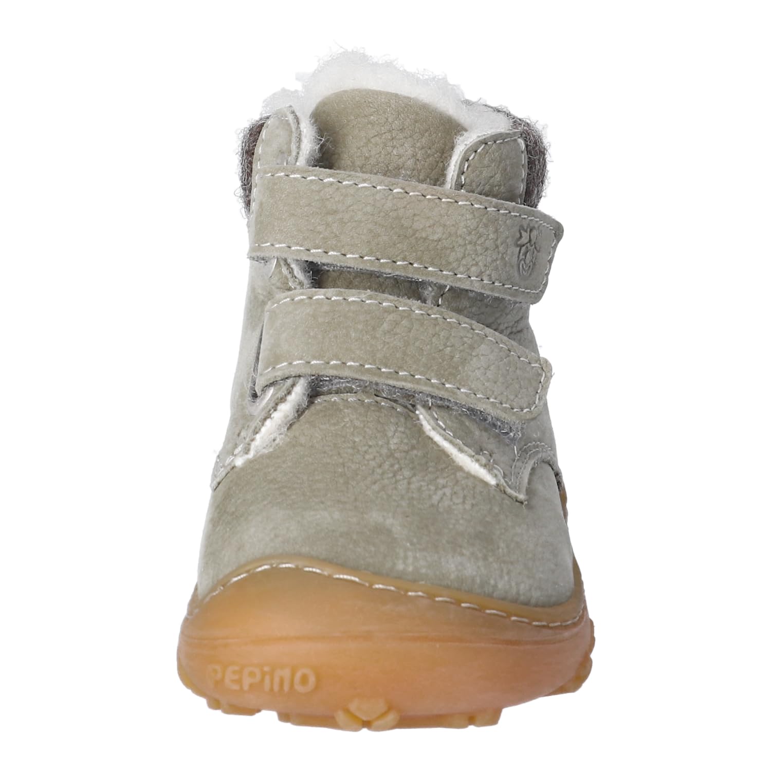 RICOSTA Jungen Winterstiefel NICO, Kinder Lauflernschuhe, Weite: Weit, terracare,Barfuß-Schuh, Outdoor-Kinderschuhe, warm, eukalyptus (531), 23 EU