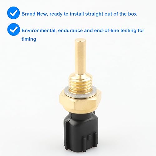 Miniatura 4 de Sensor de temperatura del refrigerante, sensor de temperatura ECT reemplazo 158-0606, 1580606 Compatible con Nissan Infiniti - Altima Frontier Leaf