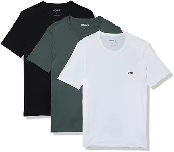 BOSS Men's 3-Pack Classic Logo Cotton T-Shirt