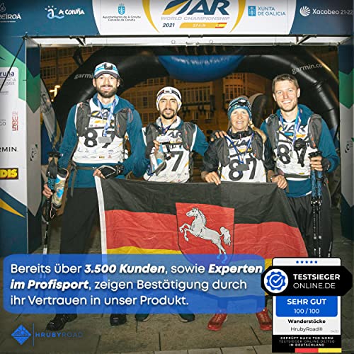Faltbare Trekkingstöcke HrubyRoad Nordic Walking für Frauen