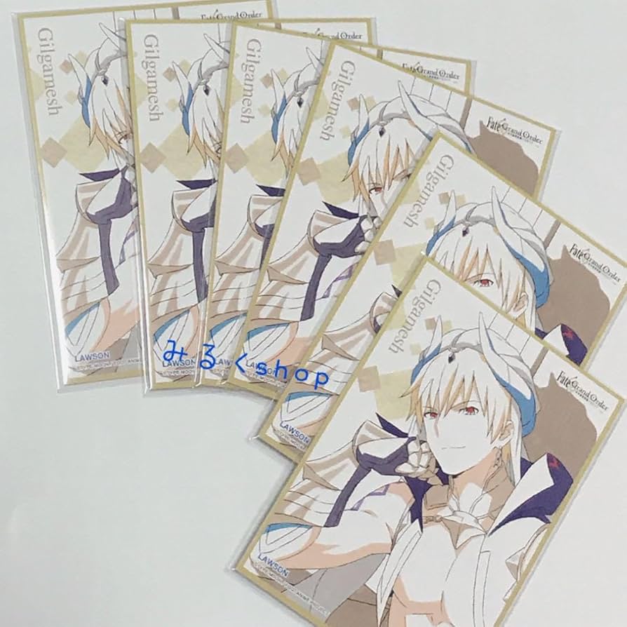 fate/grand order ギルガメッシュ 色紙 セット Amazon.co.jp: Fate Grand Order・ギルガメッシュ色紙セット