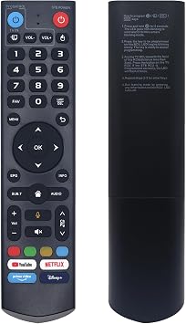 New V3 Pro Voice Remote Control Compatible with vSeeBox V1, V2, V3, V5 Pro, V3 Plus, V1 Max, Elite, Max Models