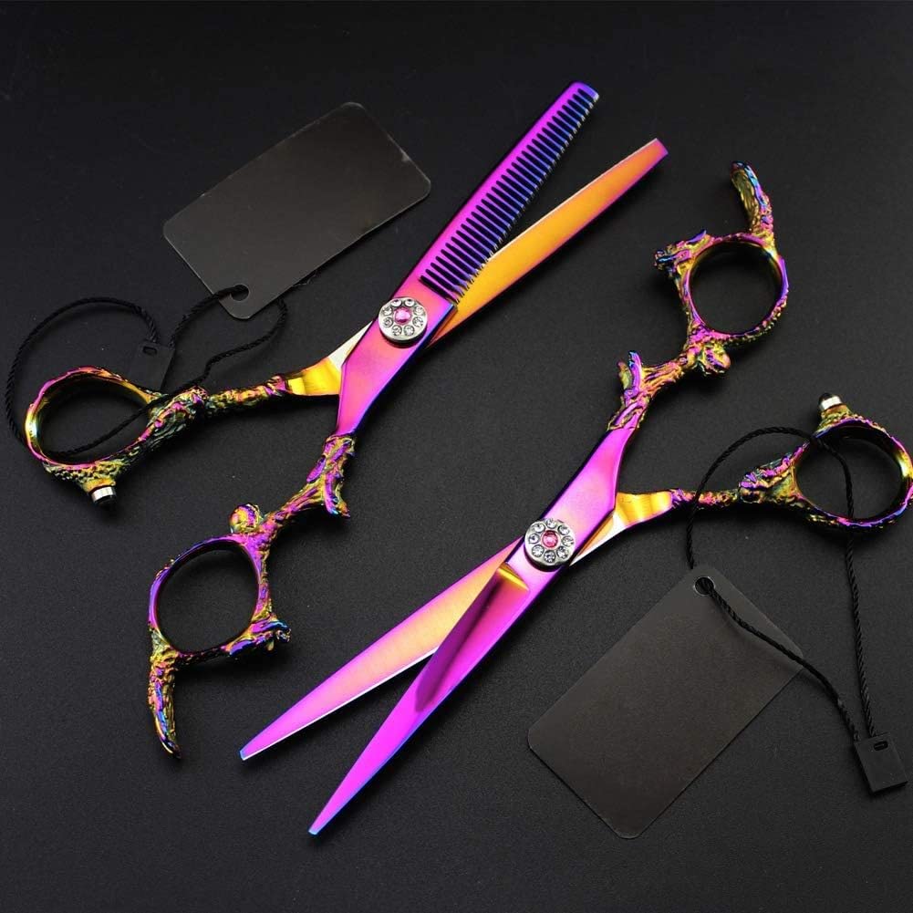 Tijeras de peluquería, Juego de Tijeras de 6 Pulgadas