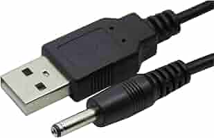 Câble D'alimentation USB Vers DC 5.5x2.1mm 2.5mm, Prise De Charge D'alimentation Cc 5A 10A, Câble D'alimentation USB à Courant élevé, Connecteur Rapide, 1 Pièce