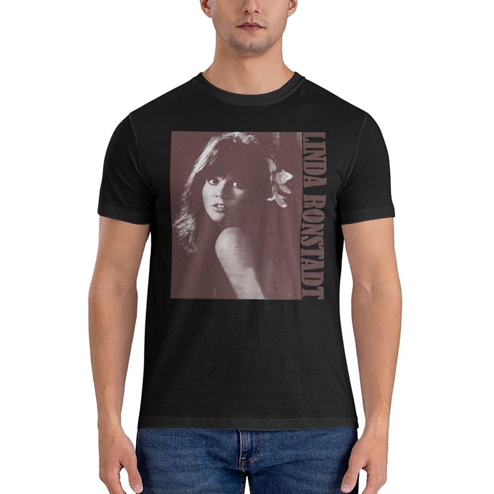 Jackson Browne & Linda Ronstadt Tシャツ Amazon.com: Uqabs Linda Music Ronstadt Shirt Men's