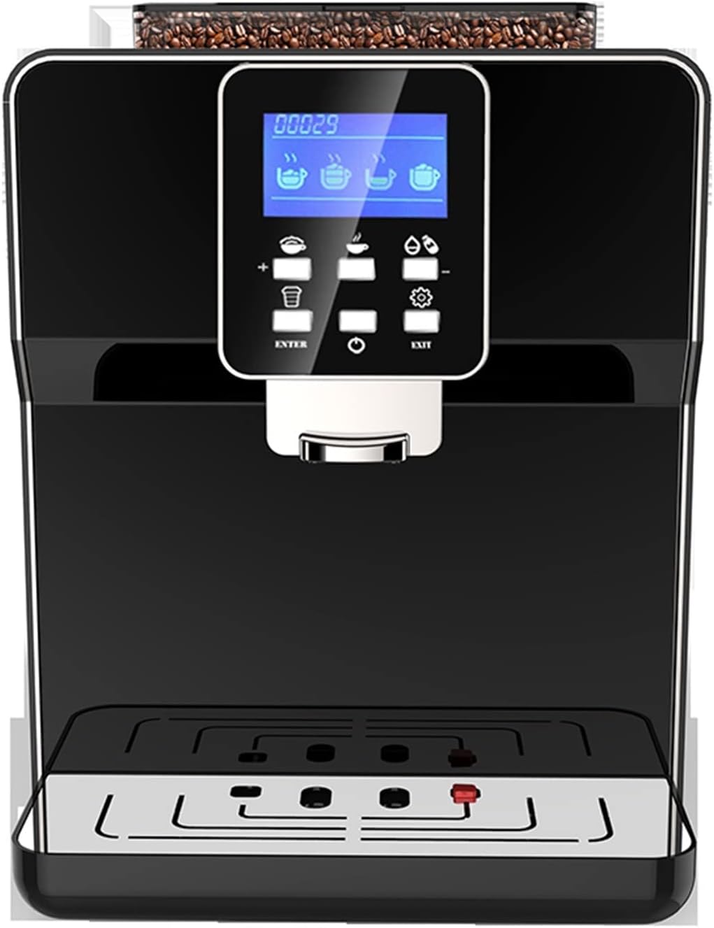 HUAIMEN Kitchen Cappuccino Kapuchinator Machine Milk Foam Bubble Frother Italian Cafe Maker with Coffee Beans Grinder (4Kfj G8), 4kfj, g6 HUAIMEN Kitchen Cappuccino Kapuchinator Machine Milk Foam Bubble Frother Italian Cafe Maker with Coffee Beans Grinder (4Kfj G8), 4kfj, g6