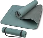 Tapis de yoga PAIDU - Antidérapant et résistant à la déchirure, 10 mm (2/5 po) extra épais, tapis POE certifié SGS pour tous - 72"x24", idéal pour le yoga, la remise en forme, le Pilates et les exercices au sol, avec sangle de transport