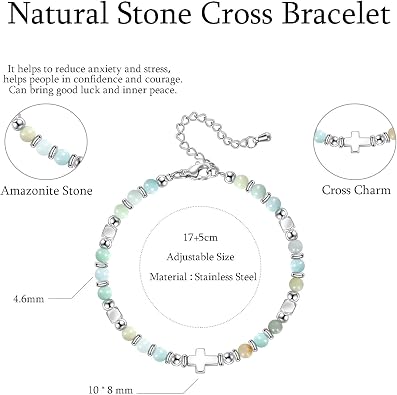Natural Stone Bead Bracelet Remember You Are Awesome-Inspirational Jewelry