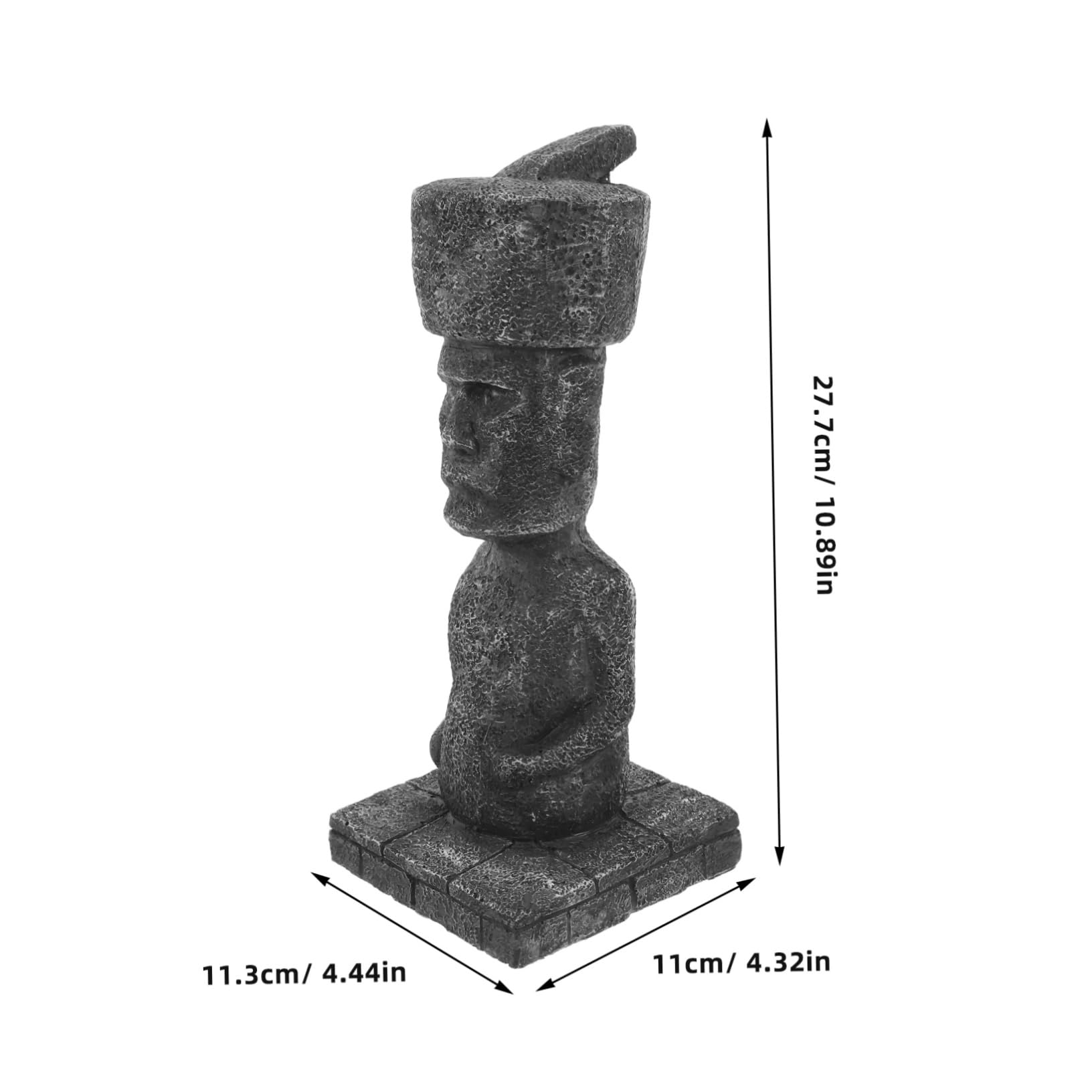 Statua Romana in Resina, Decorazione Antica per Acquario e Casa, Effetto Realistico, Facile da Disporre,